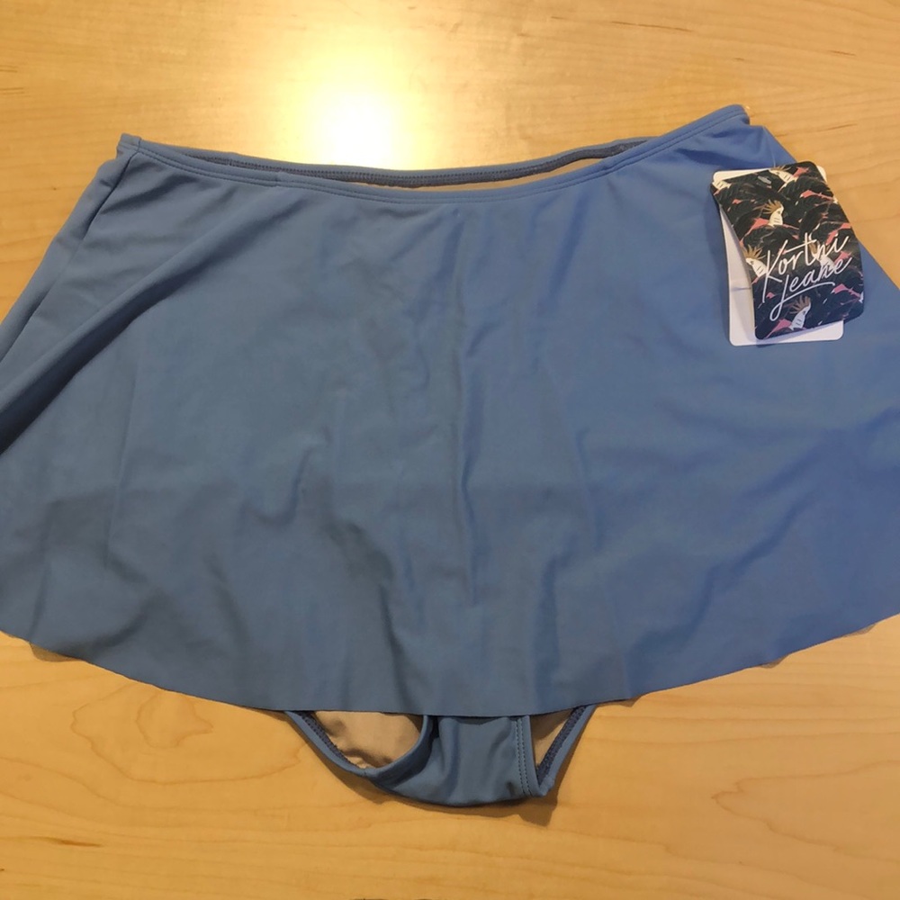 NWT Kortni Jean Short Skirt Swim Bottom